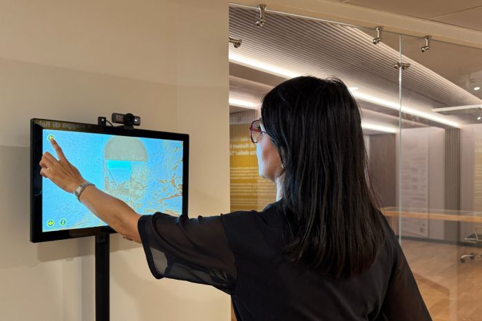 Studenti in visita alla mostra